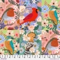 Preview: Patchwork Baumwolle - Mia Charro - Bird Garden - 3,5 Meter Zuschnitte